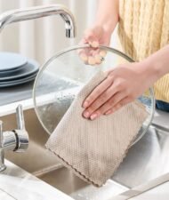 Cabo Kitchen Cleaning Absorbent Microfiber Fish Scale Towel - Image 4