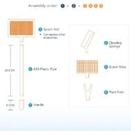 5 in 1 Cleaning Kit for Aquarium Cleaning - Image 5