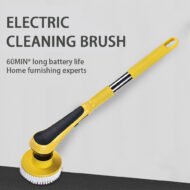 Cleaning Brush Bathroom Floor Electric Cleaning Brush  Wireless Adjustable Brush - Image 5