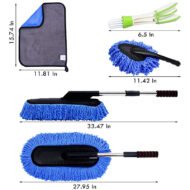 Car Dust Collector Retractable Handle Microfiber - Image 3