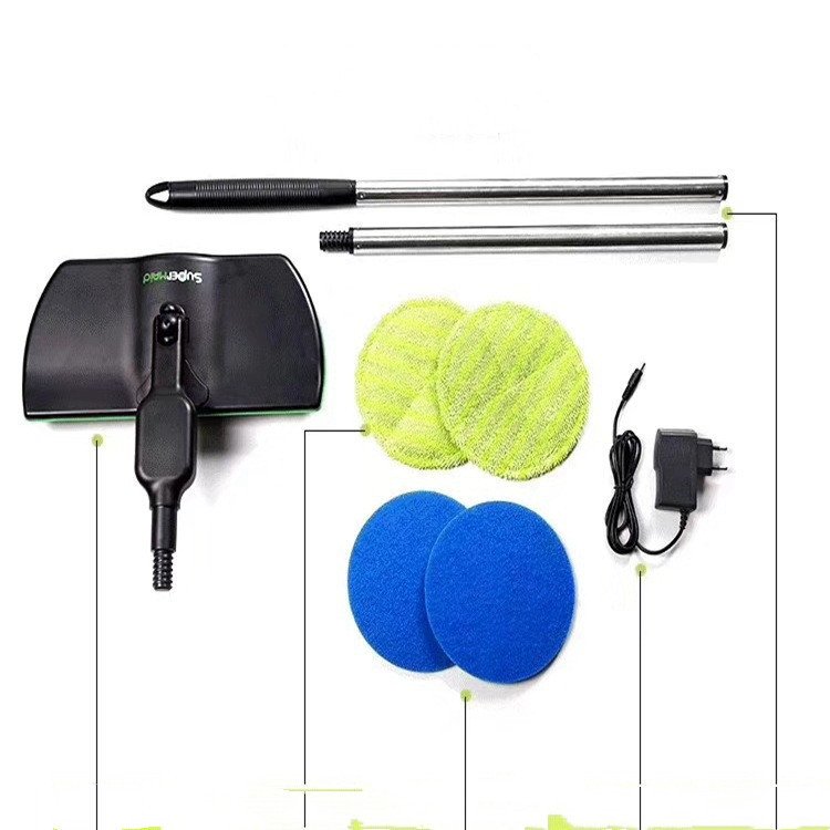 ac94f097-b486-4bbf-97f9-3342faf940bc.jpg New TV Wireless Intelligent Electric Mop Portable Detachable 360 Degree Rotary Cleaning Cloth Mop - Image 1