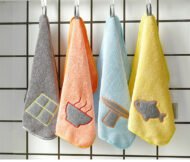 Thickened Microfiber Absorbent Dishwashing Cloth
